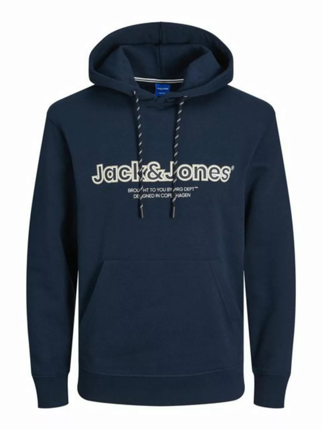 Jack & Jones Hoodie JORLAKEWOOD SWEAT HOOD BF mit coolem Print günstig online kaufen