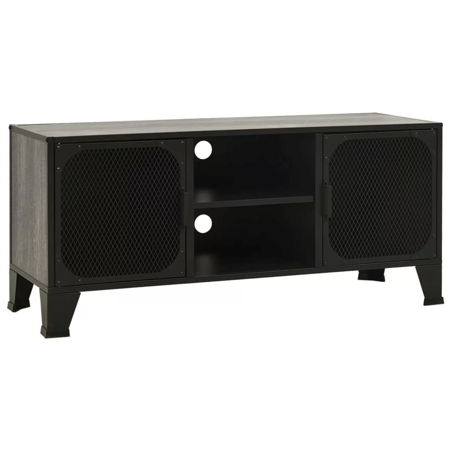 VidaXL TV-Schrank Grau 105x36x47 cm Metall und MDF günstig online kaufen