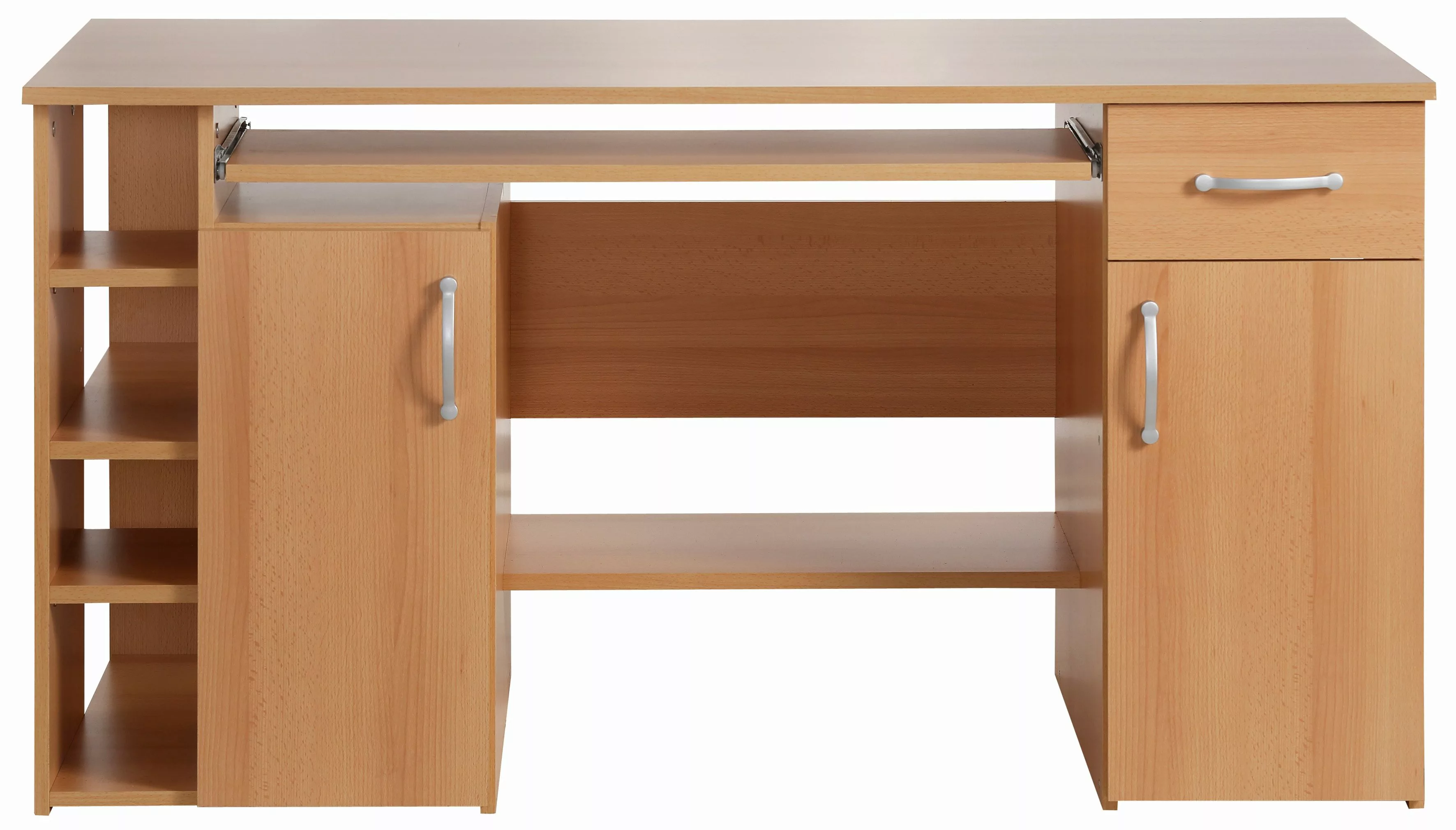 VOGL Möbelfabrik Schreibtisch "Tim", mit 5 Fächern und Tastaturauszug, Made günstig online kaufen