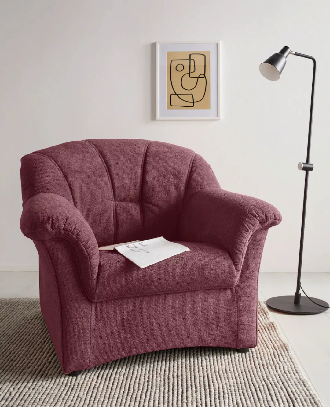 DOMO collection Sessel »Papenburg«, in großer Farbvielfalt günstig online kaufen