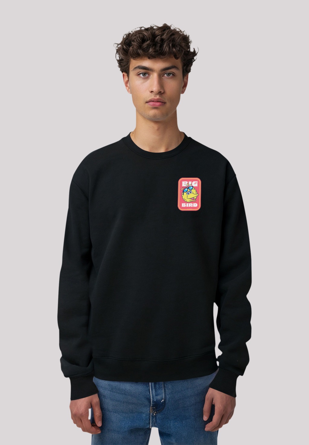 F4NT4STIC Sweatshirt "Sesamstraße Bilbo Big Bird Sticker", Premium Qualität günstig online kaufen