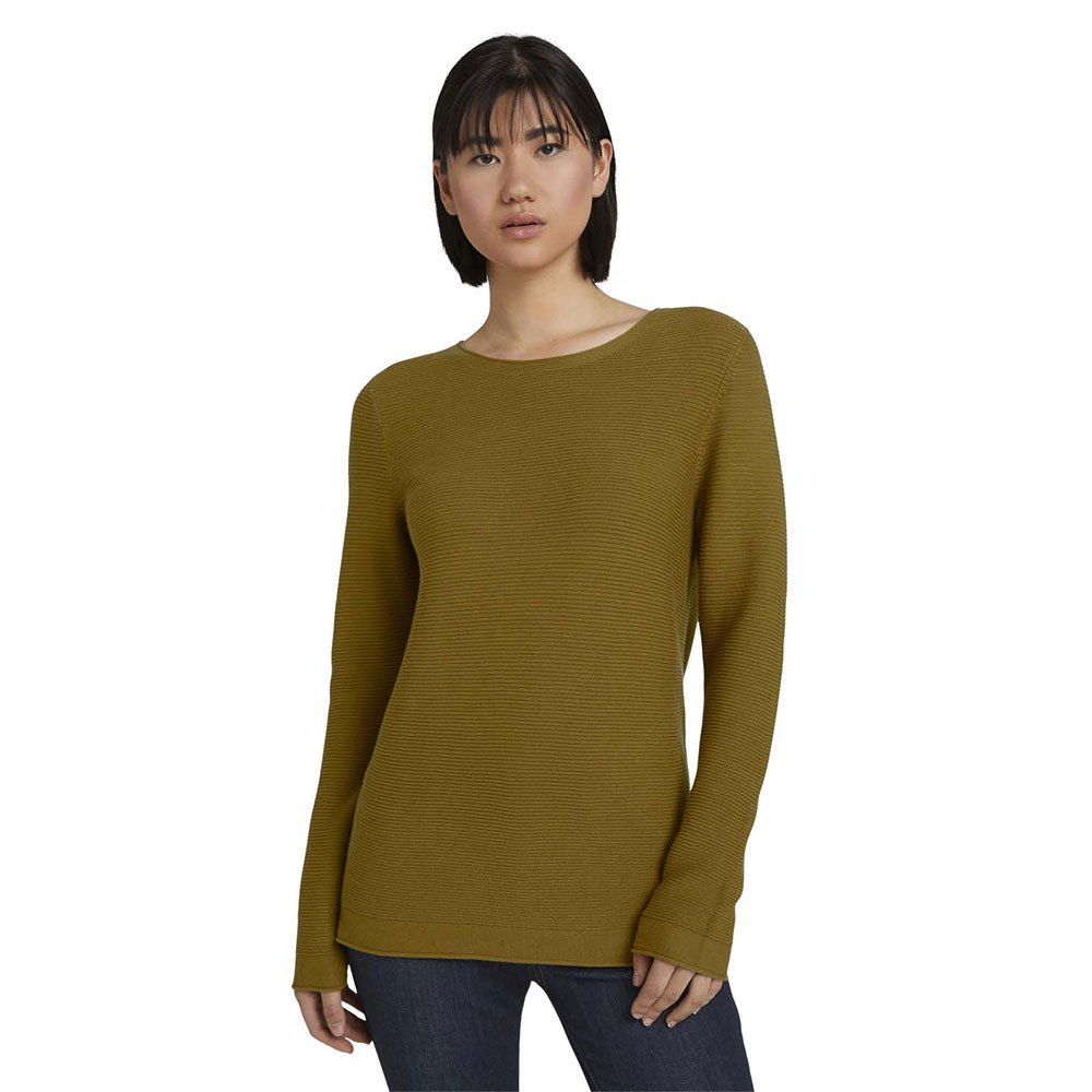 Tom Tailor Ottoman Pullover M Khaki Olive günstig online kaufen