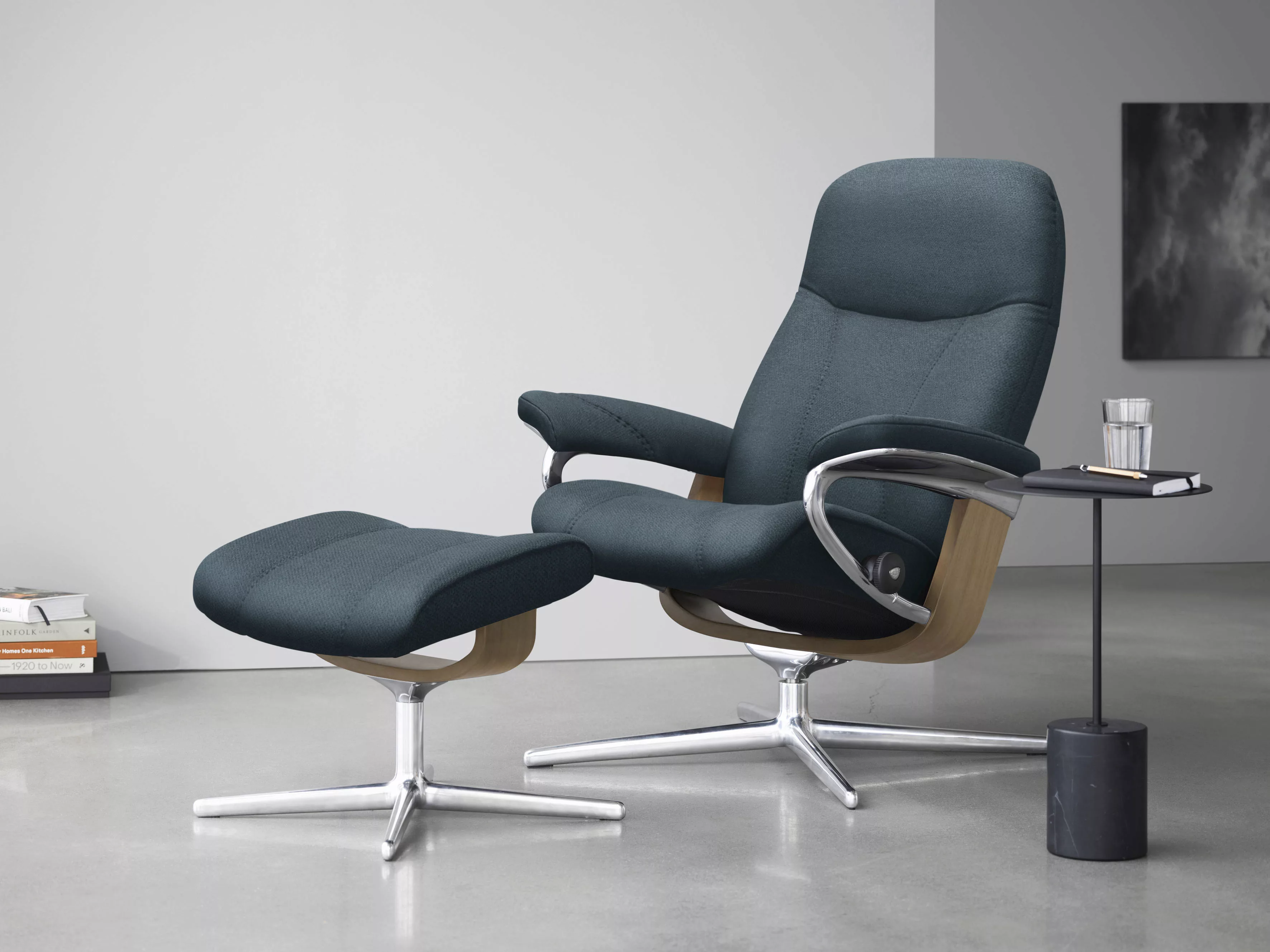 Stressless Relaxsessel "Consul", (Set, Relaxsessel mit Hocker), mit Hocker, günstig online kaufen