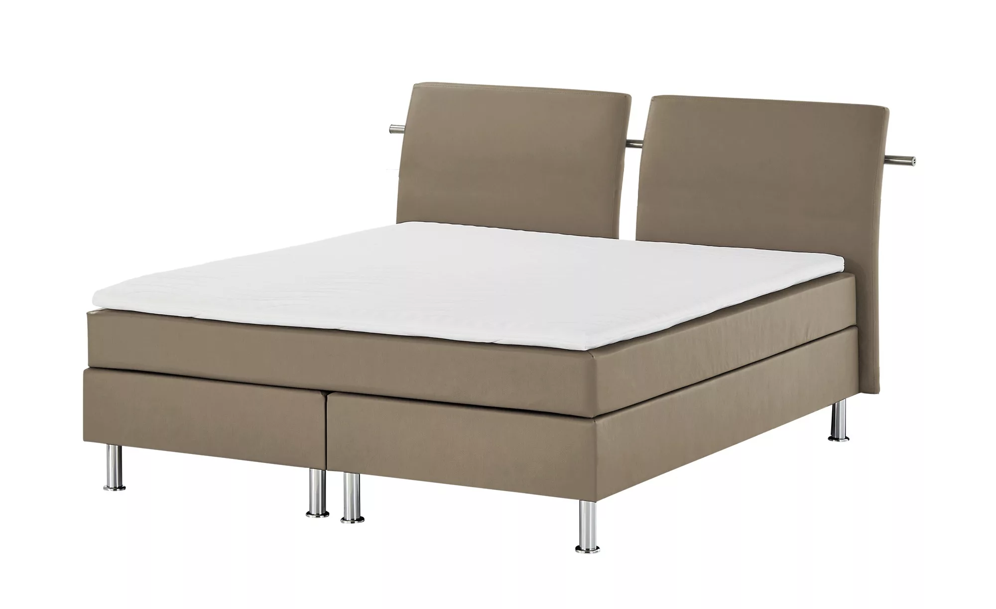 Boxspringbett  Krom ¦ braun ¦ Maße (cm): B: 232 H: 122 Betten > Boxspringbe günstig online kaufen