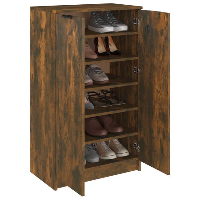 vidaXL Schuhschrank Schuhschrank Räuchereiche 59x35x100 cm Spanplatte günstig online kaufen