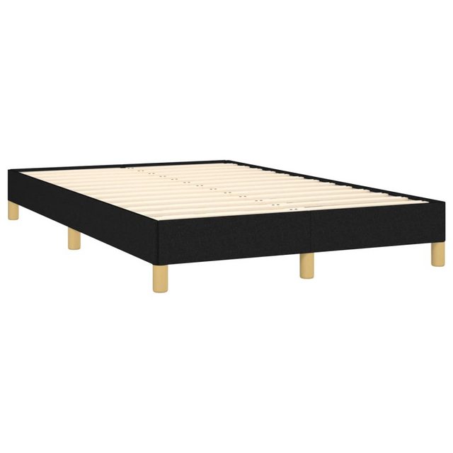 vidaXL Bett Bettgestell Schwarz 120x190 cm Stoff günstig online kaufen