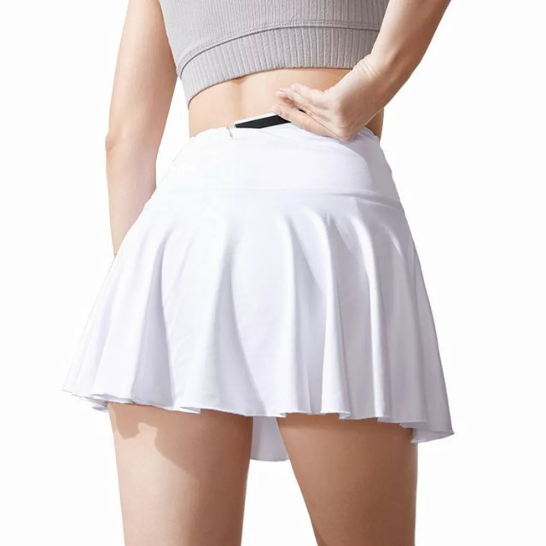 MODFU Tennisrock Damen Plissierter Tennisröcke Golf Skorts Röcke 2 Taschen günstig online kaufen