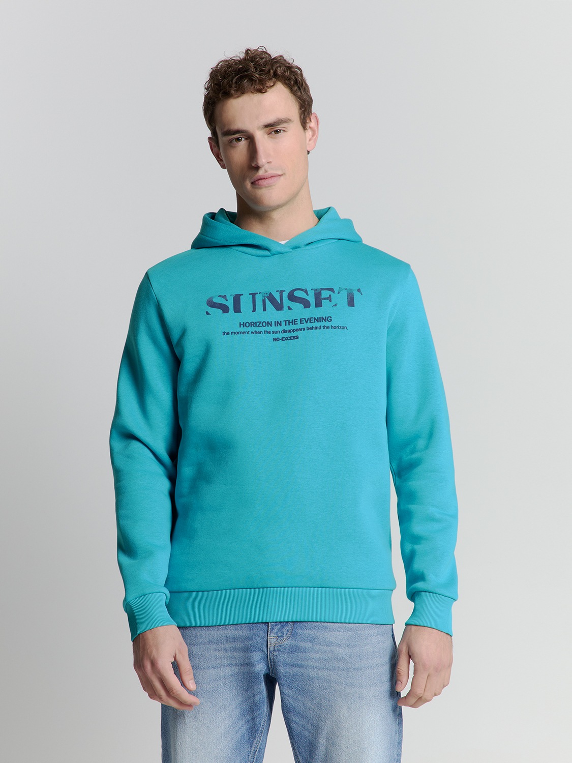 NO EXCESS Hoodie "No Excess Kapuzenpullover Sweater Hooded" günstig online kaufen