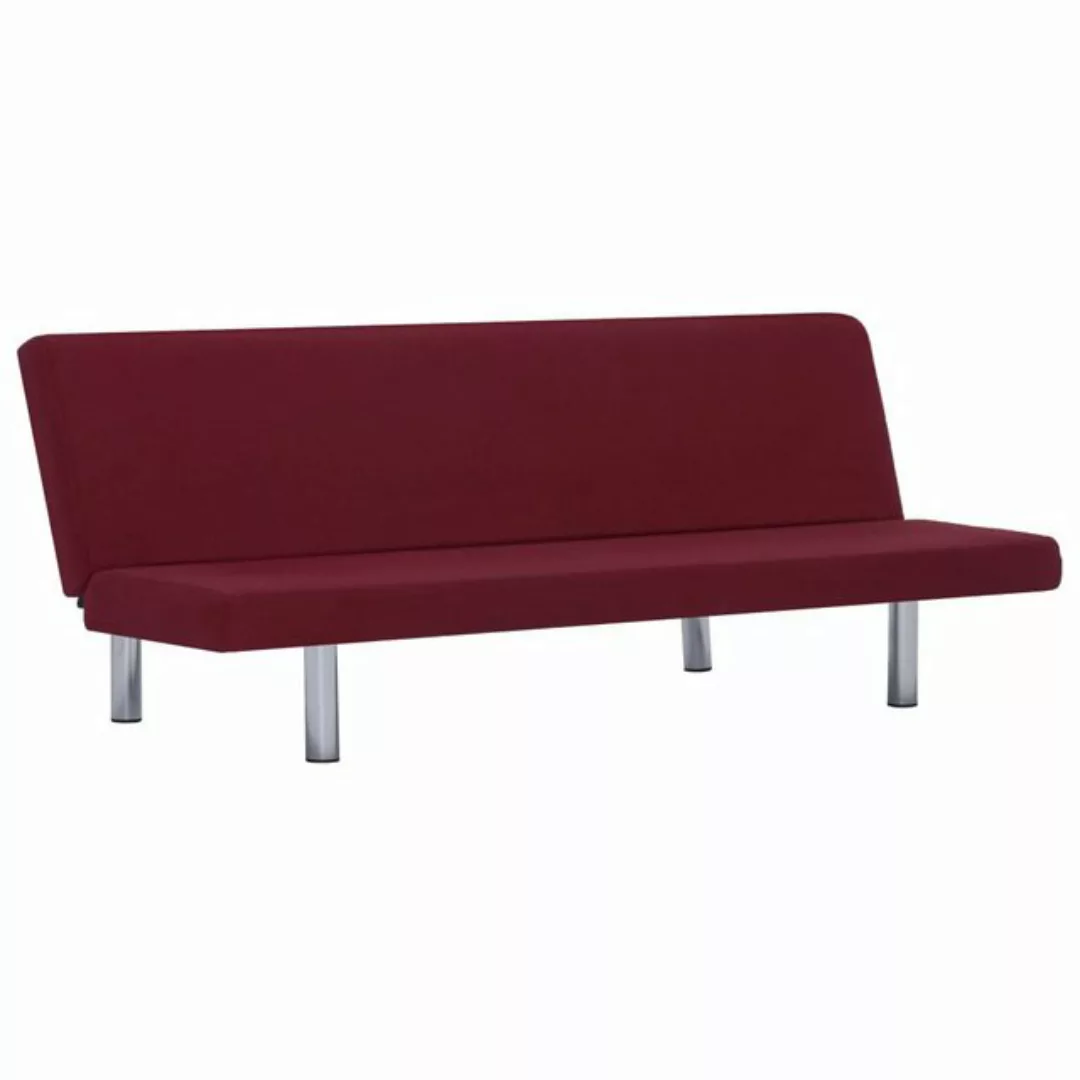 vidaXL Sofa Schlafsofa Polyester, Rot günstig online kaufen