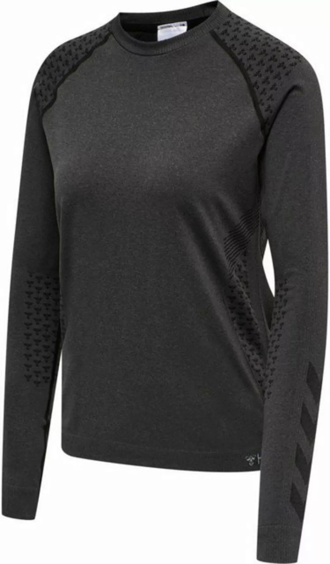 Hummel Ci Seamless Langarm-t-shirt S Black Melange günstig online kaufen