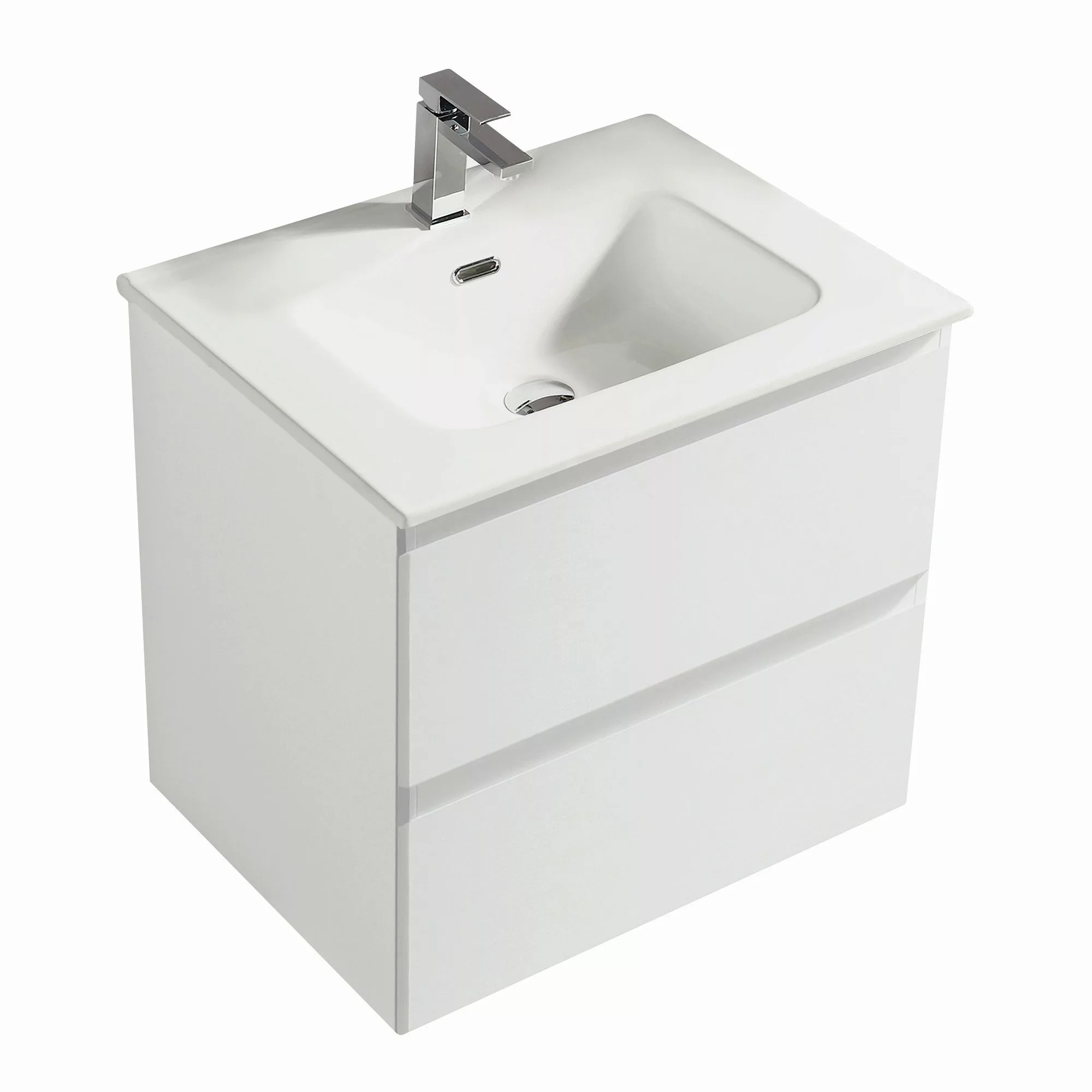 Alpenberger Badmöbel-Set - Badschrank Badezimmerschrank, (Waschbecken günstig online kaufen