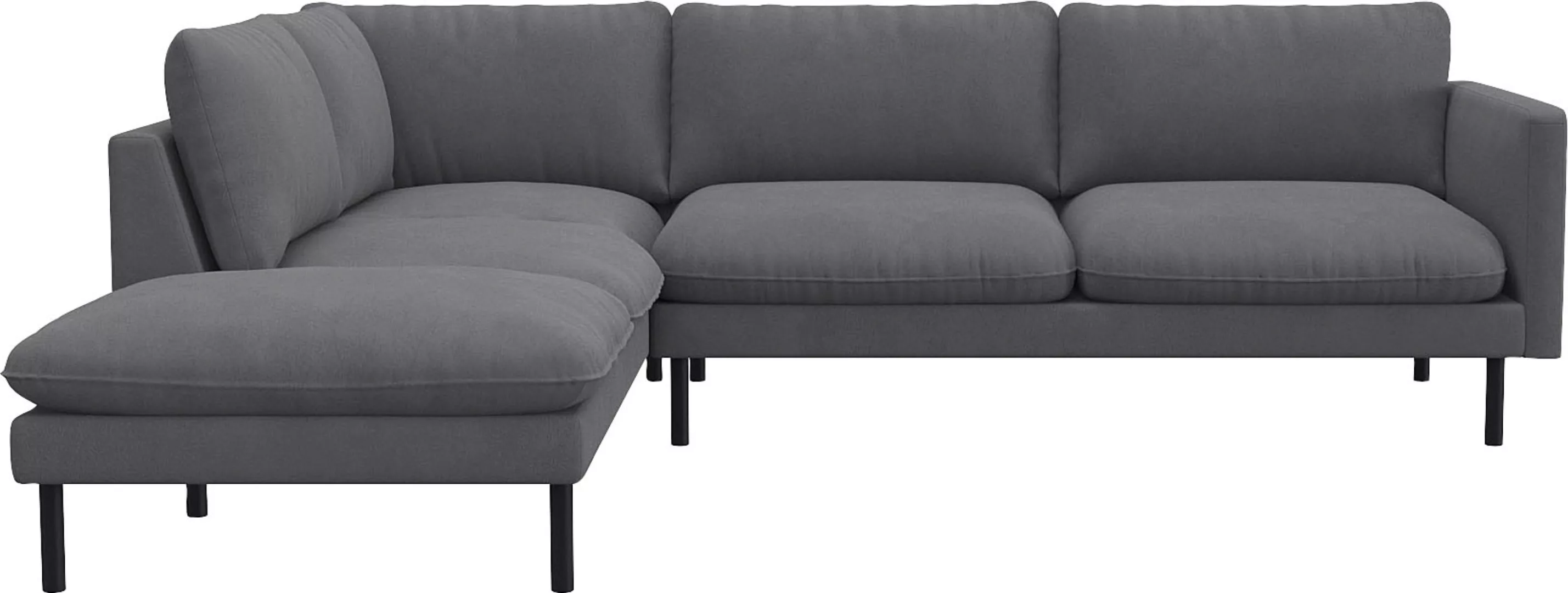 FLEXLUX Ecksofa »Bolzano Designsofa, bequem durch Kaltschaum im Sitz, L-For günstig online kaufen