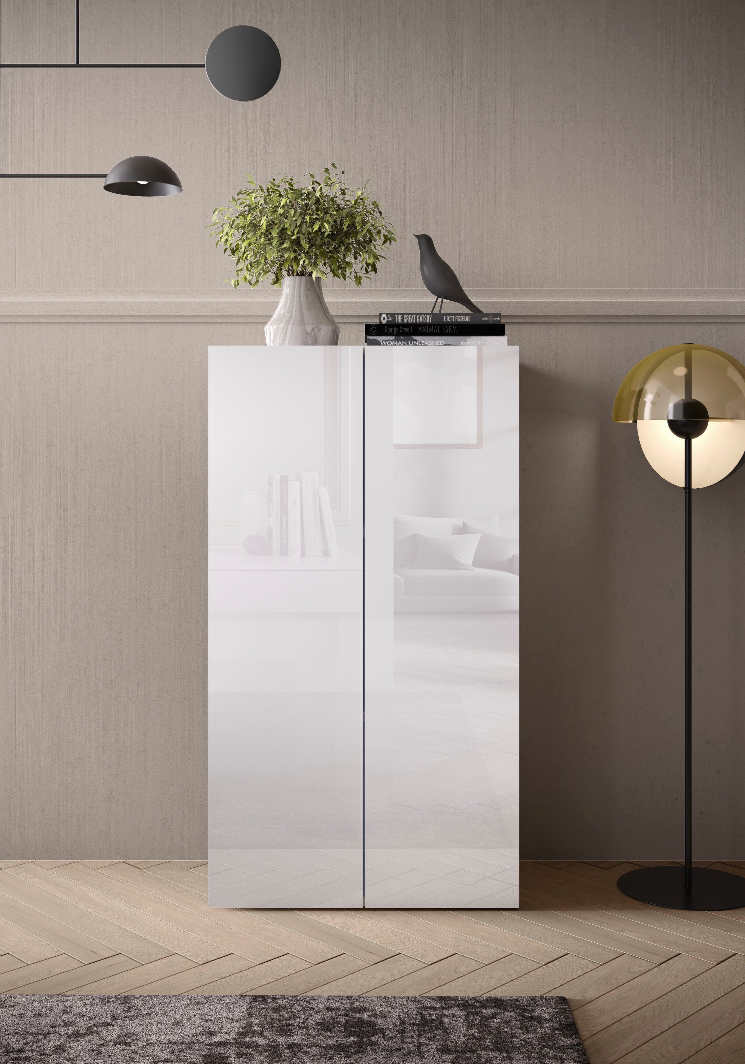 INOSIGN Aktenschrank "Basic, Mehrzweckschrank mit 2 Türen (innen 2 Einlegeb günstig online kaufen