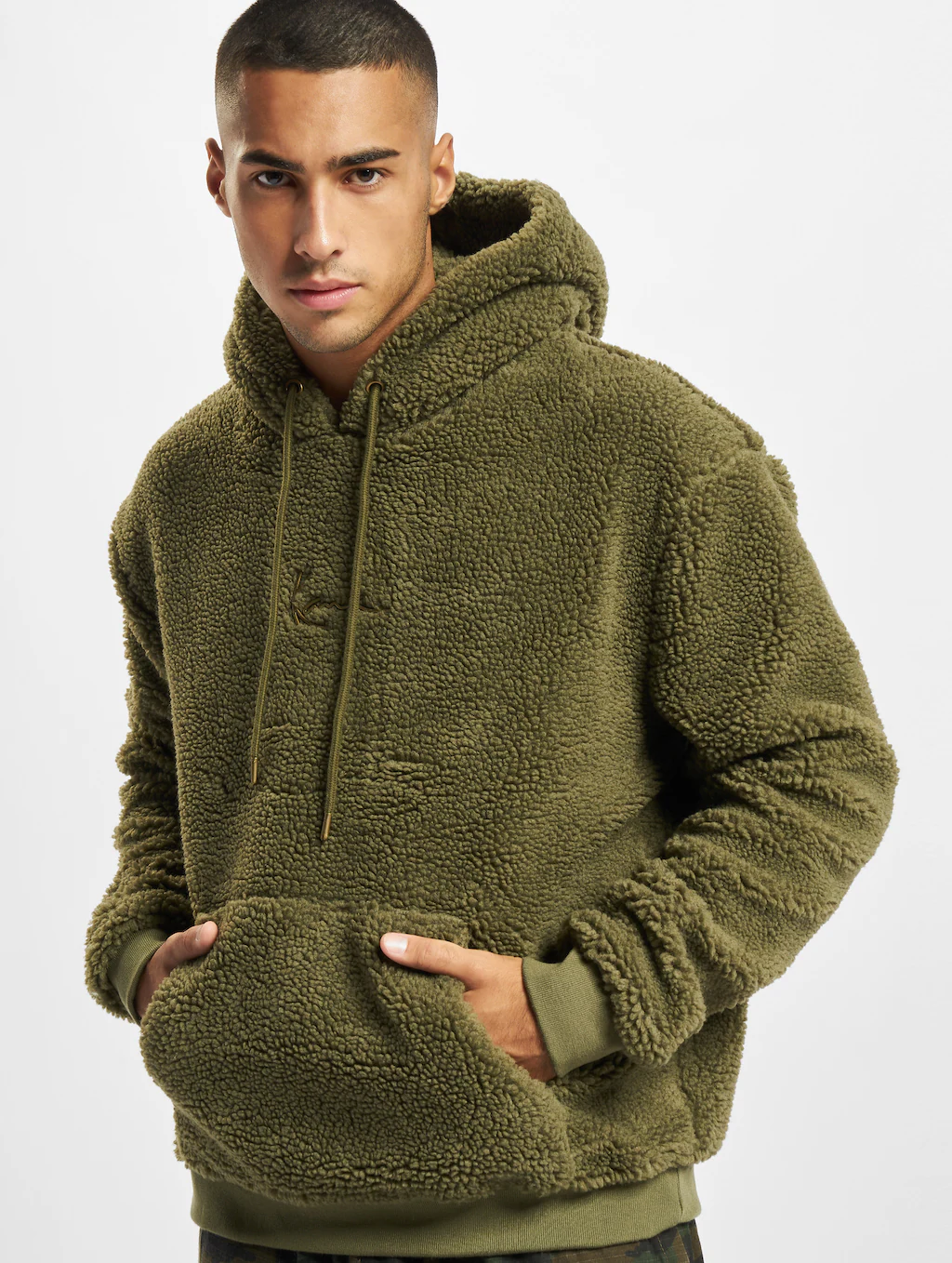 Karl Kani Sweatshirt "Karl Kani Herren KM213-064-1 Small Signature Teddy Ho günstig online kaufen