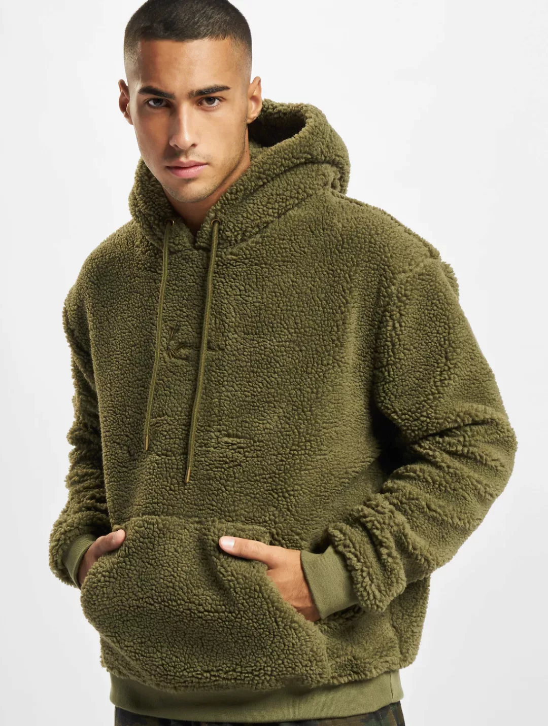 Karl Kani Sweatshirt "Karl Kani Herren KM213-064-1 Small Signature Teddy Ho günstig online kaufen