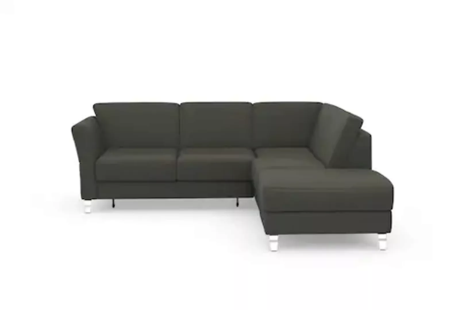 sit&more Ecksofa »Visby L-Form«, Wahlweise mit Bettfunktion und Stauraum, f günstig online kaufen