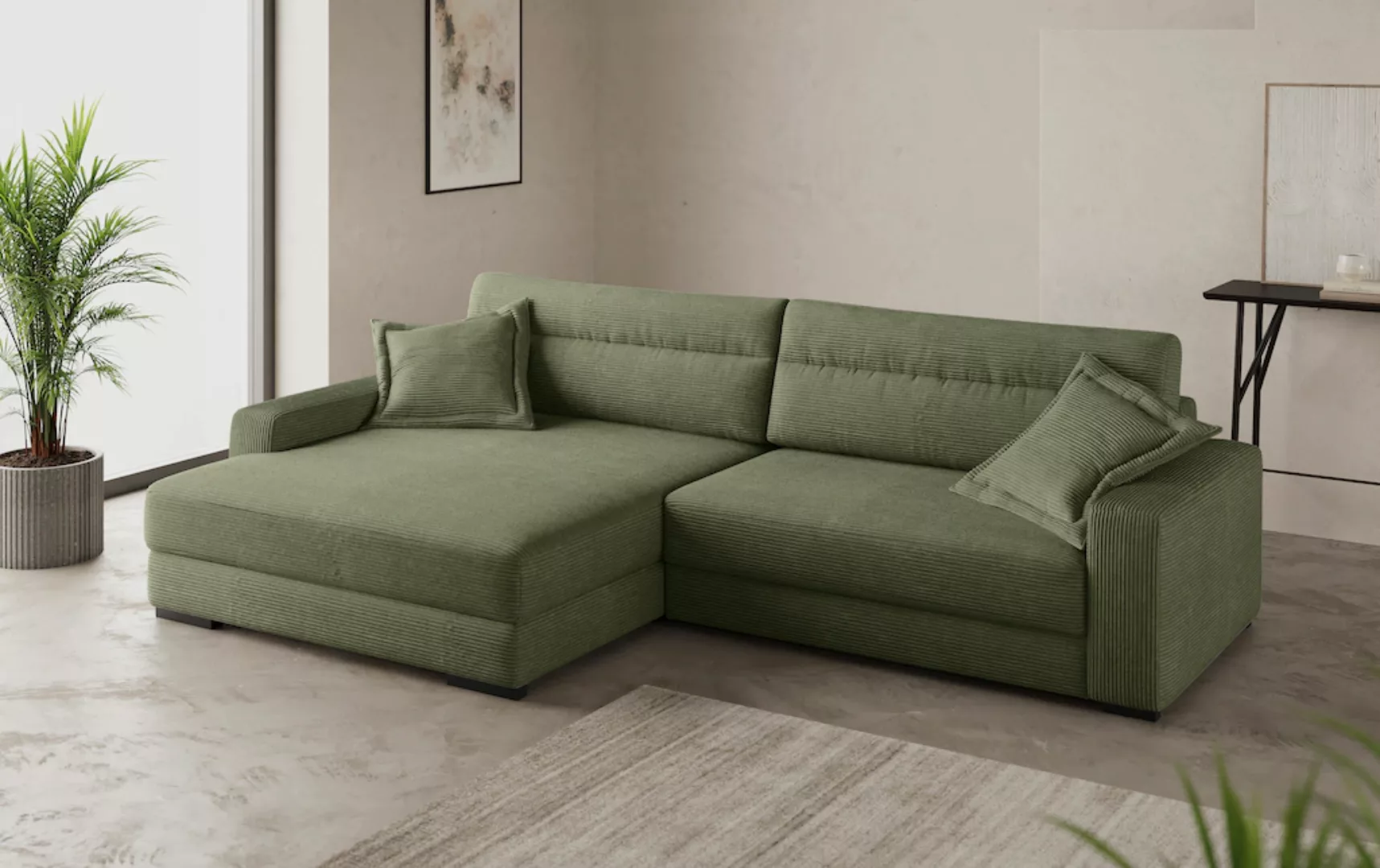 Mr. Couch Ecksofa "Marcello L-Form", inklusive EasyBett und Bettkasten günstig online kaufen