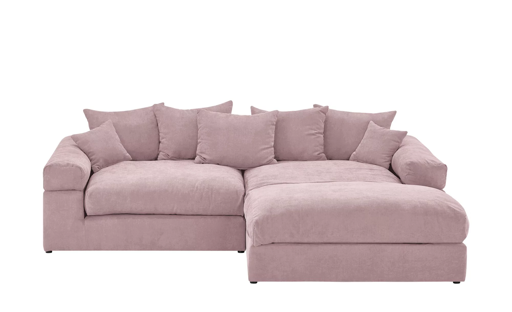 smart Ecksofa - rosa/pink - 86 cm - Polstermöbel > Sofas > Ecksofas - Möbel günstig online kaufen