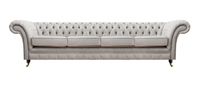 Xlmoebel Sofa Neues exklusives Viersitzer-Sofa im Chesterfield-Stil aus Sto günstig online kaufen