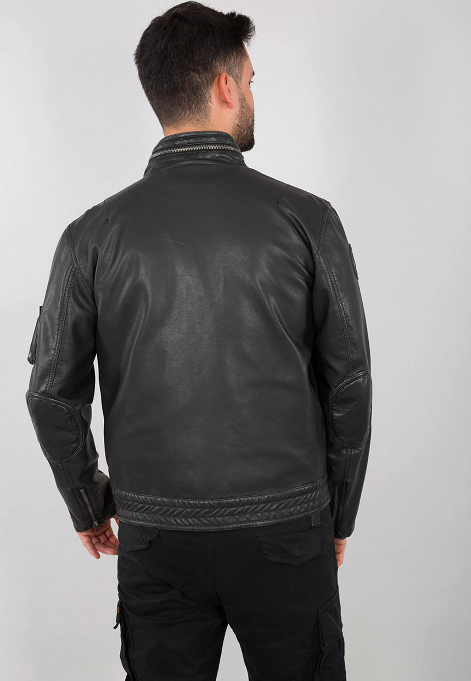 Alpha Industries Lederjacke "Alpha Industries Men - Leather & Vegan Jackets günstig online kaufen