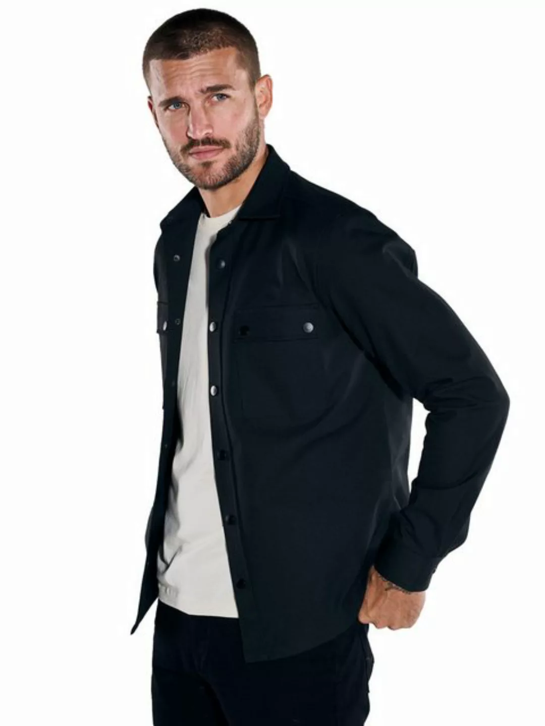 emilio adani Langarmhemd Overshirt uni günstig online kaufen