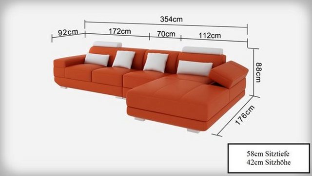 JVmoebel Ecksofa, Made in Europa günstig online kaufen