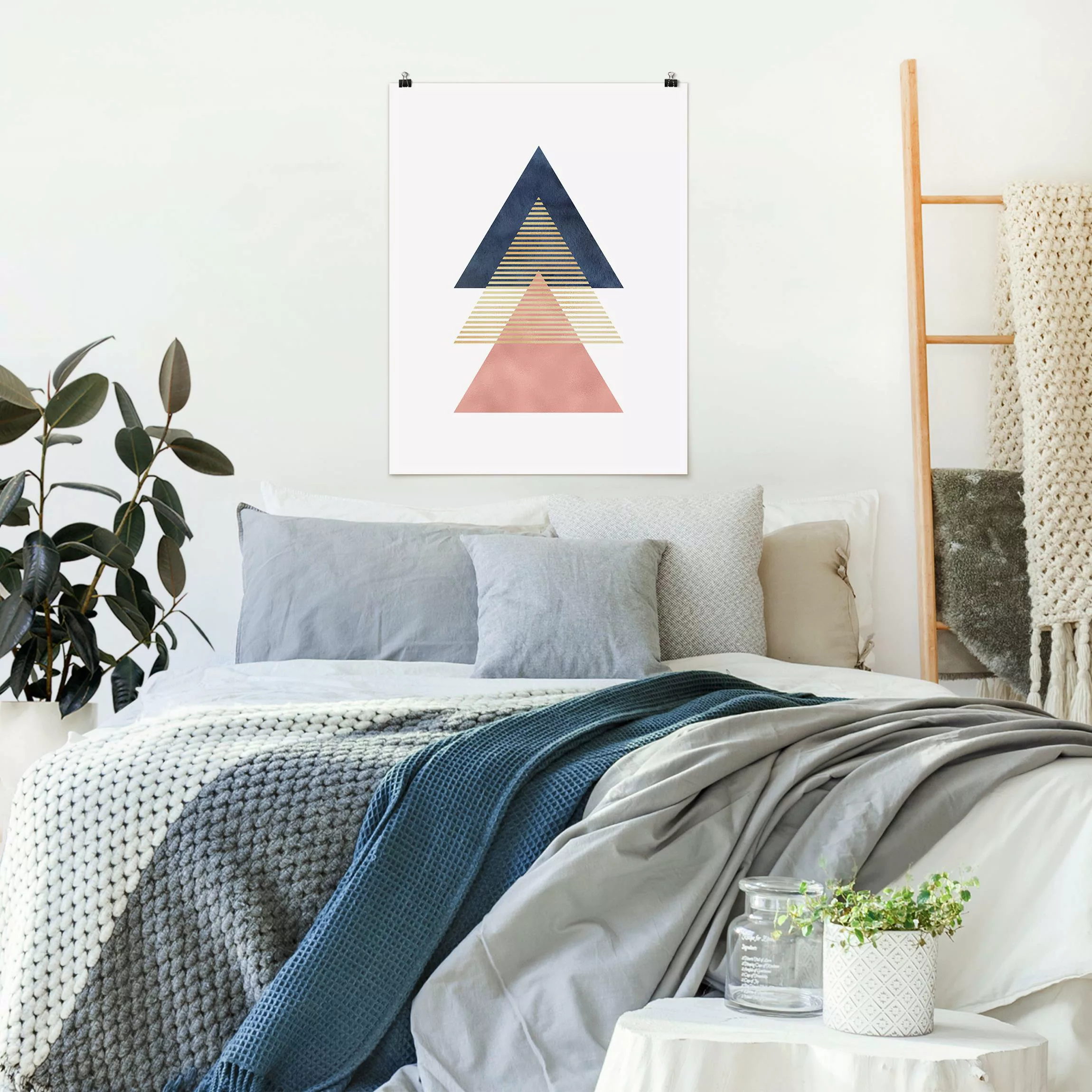 Poster Drei Dreiecke günstig online kaufen