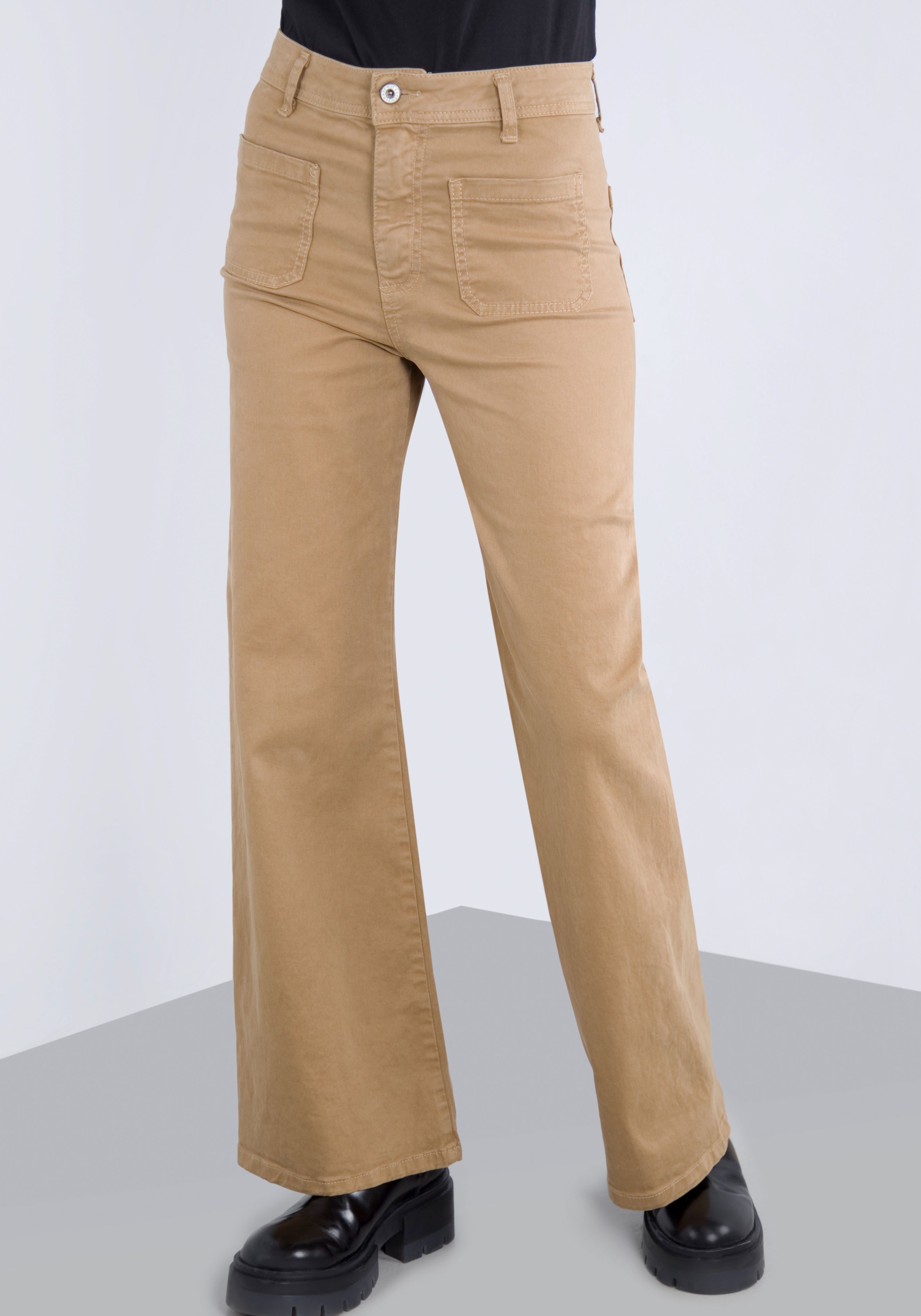 Please Jeans Schlaghose, aus hochwertigem Baumwollmix mit Stretch günstig online kaufen