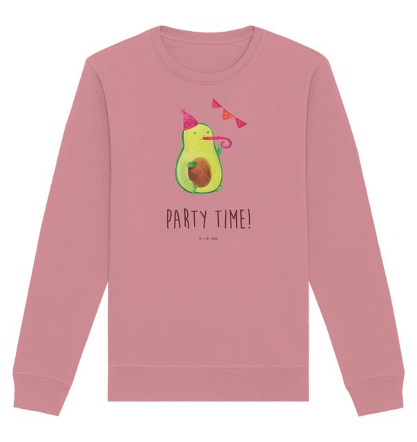 Mr. & Mrs. Panda Longpullover Größe XXL Avocado Party Zeit - Canyon Pink - günstig online kaufen