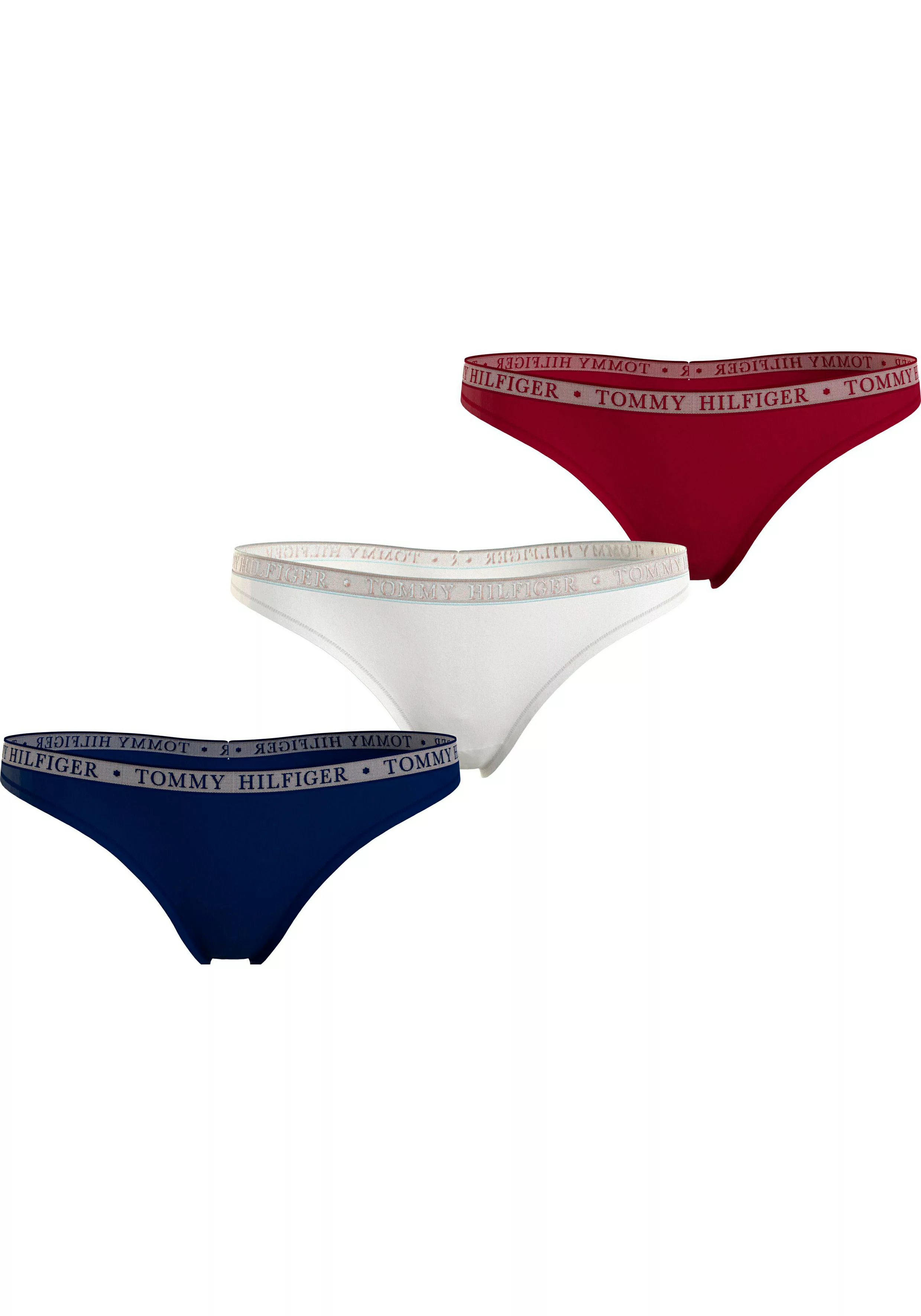 Tommy Hilfiger Underwear T-String "LACE 3P THONG (EXT SIZES)", (Packung, 3e günstig online kaufen