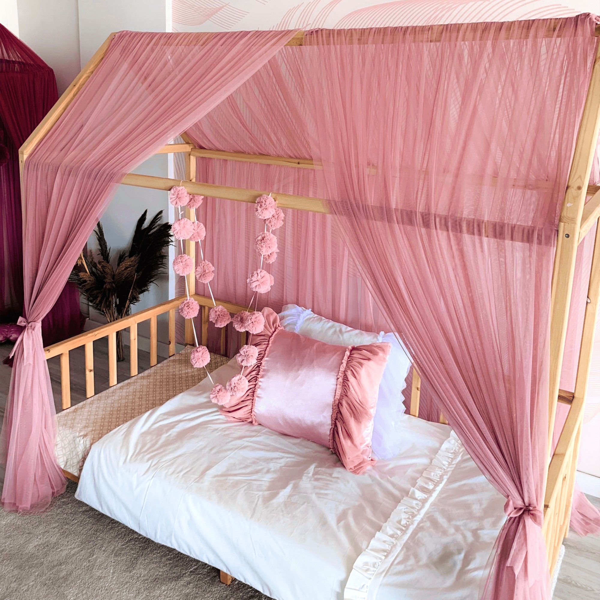 Baby Fancyroom Betthimmel Betthimmel Tüll Hausbett günstig online kaufen