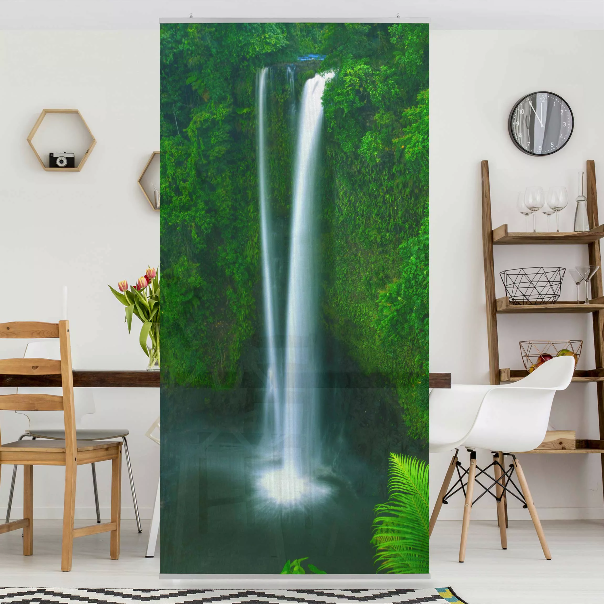 Raumteiler Architektur & Skyline Paradiesischer Wasserfall günstig online kaufen