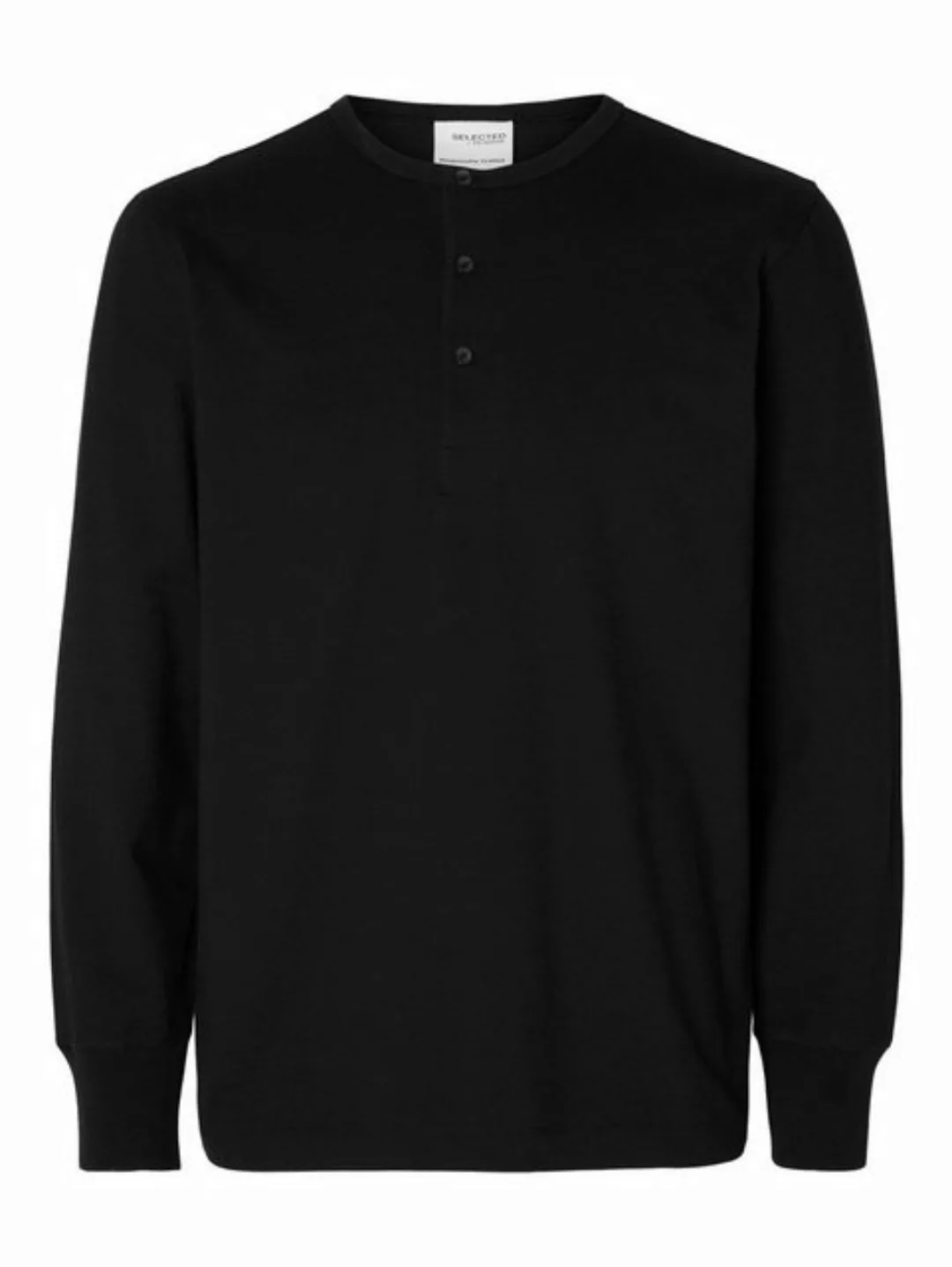 SELECTED HOMME T-Shirt Einfarbiges Rundhals Langarm T-Shirt SLHPHILLIP 6708 günstig online kaufen