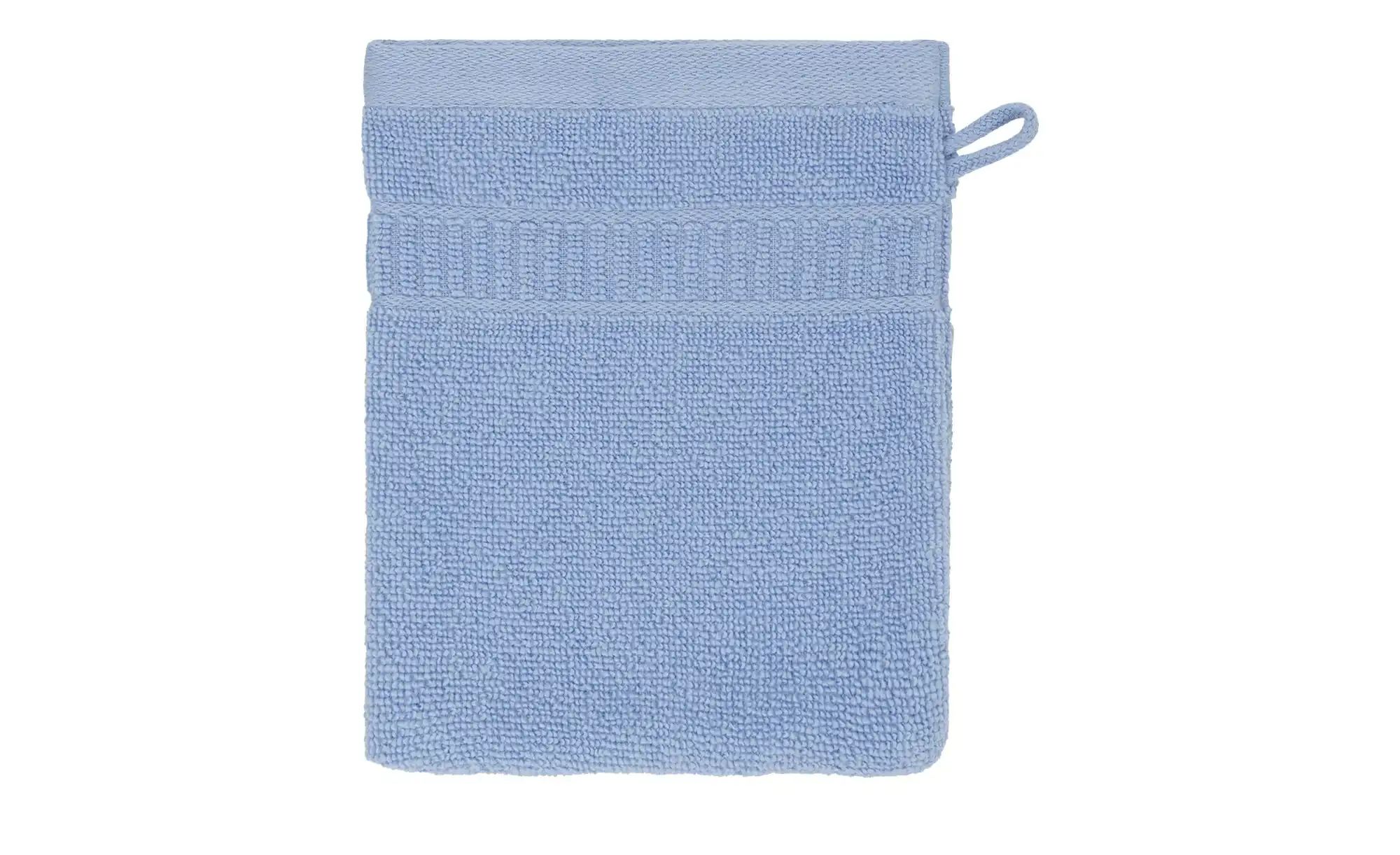 como Waschhandschuh  Lifestyle ¦ blau ¦ 100% Baumwolle ¦ Maße (cm): B: 16 B günstig online kaufen