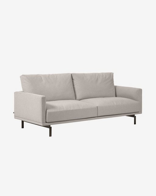 Natur24 Sofa Sofa Galene 3-Sitzer beige 174cm Sitzgarnitur Couch günstig online kaufen