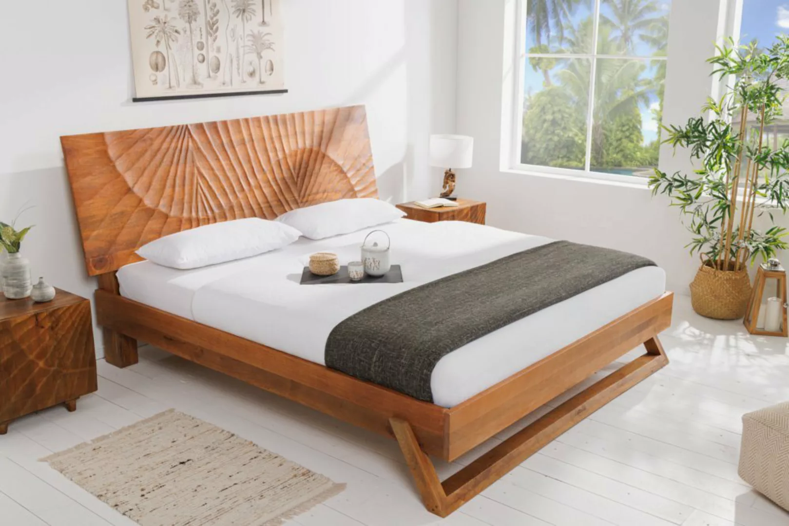 riess-ambiente Bett SCORPION 180x200cm braun (Einzelartikel, 1-tlg), Schlaf günstig online kaufen