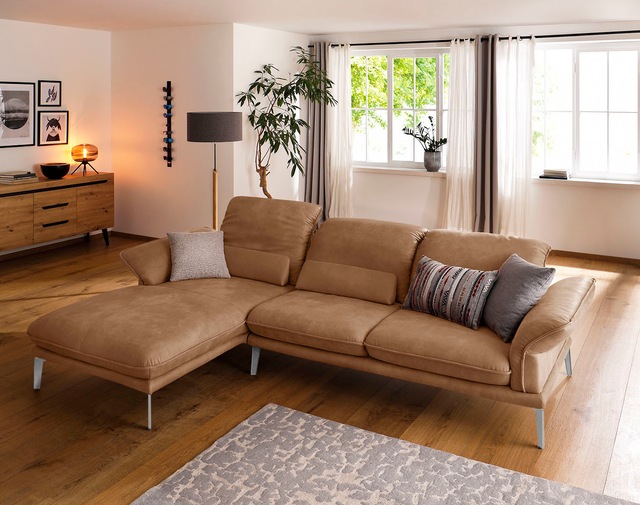 W.SCHILLIG Ecksofa "sherry, Designsofa mit tollem Sitzkomfort, bequem, L-Fo günstig online kaufen