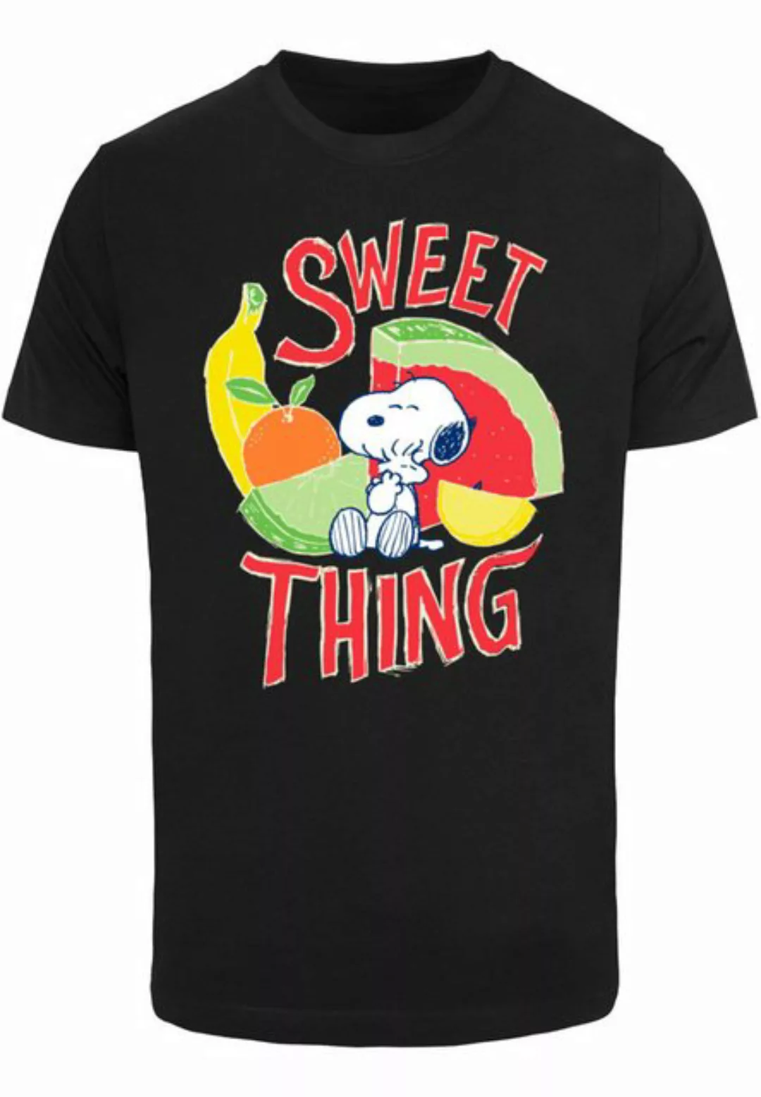 Merchcode T-Shirt Merchcode Herren Peanuts - Sweet thing T-Shirt Round Neck günstig online kaufen