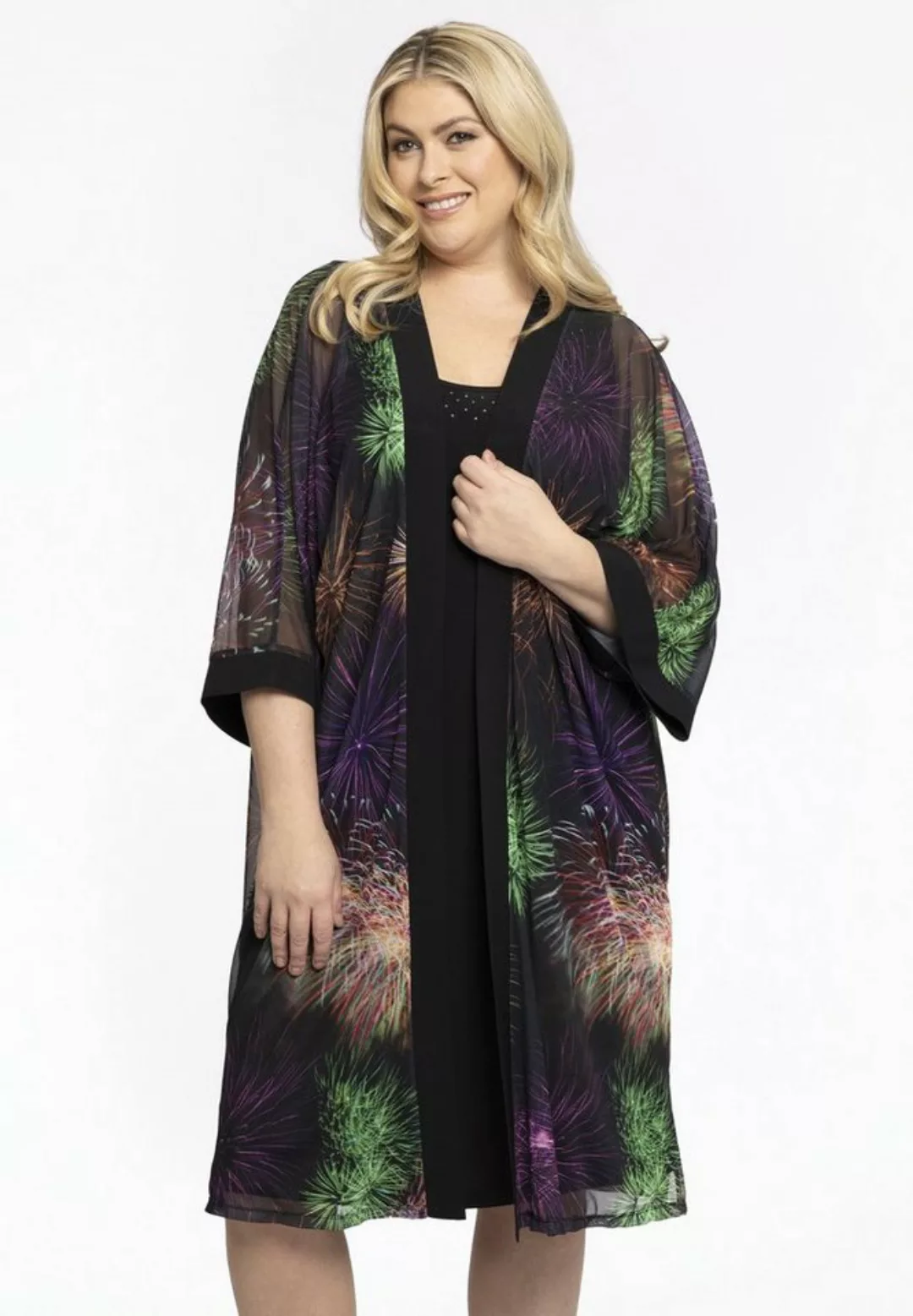 Yoek Cardigan Damen Kimono Große Größen günstig online kaufen