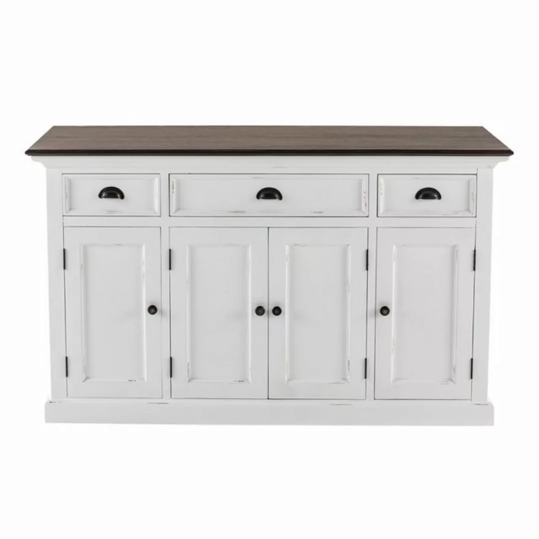 Novasolo Buffet Halifax Accent Buffetschrank mit 4 Türen und 3 Schubladen günstig online kaufen