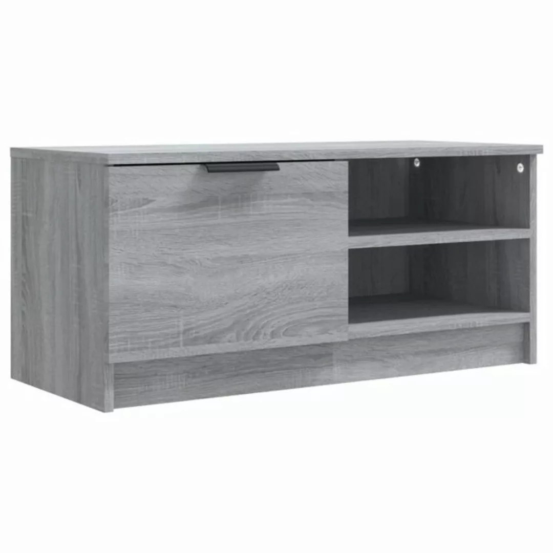 furnicato TV-Schrank Grau Sonoma 80x35x36,5 cm Holzwerkstoff günstig online kaufen