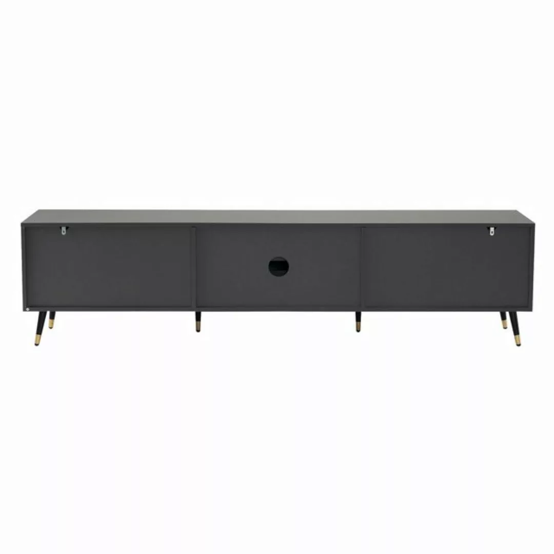 liebtech TV-Schrank TV-Schränke Eleganter Grau-Weißer 200x40x50 cm - Modern günstig online kaufen