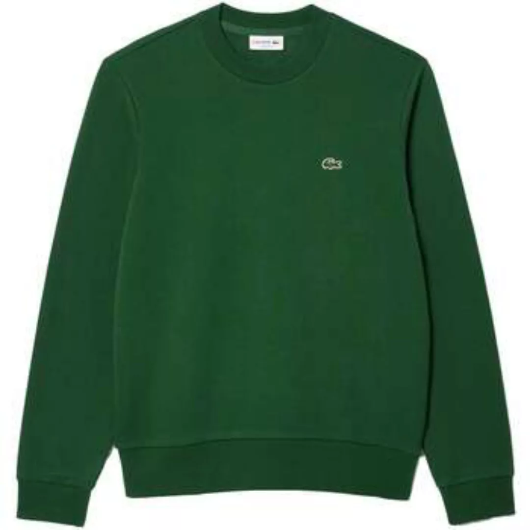 Lacoste  Sweatshirt Fleece Crew Sweatshirt Pine Green günstig online kaufen