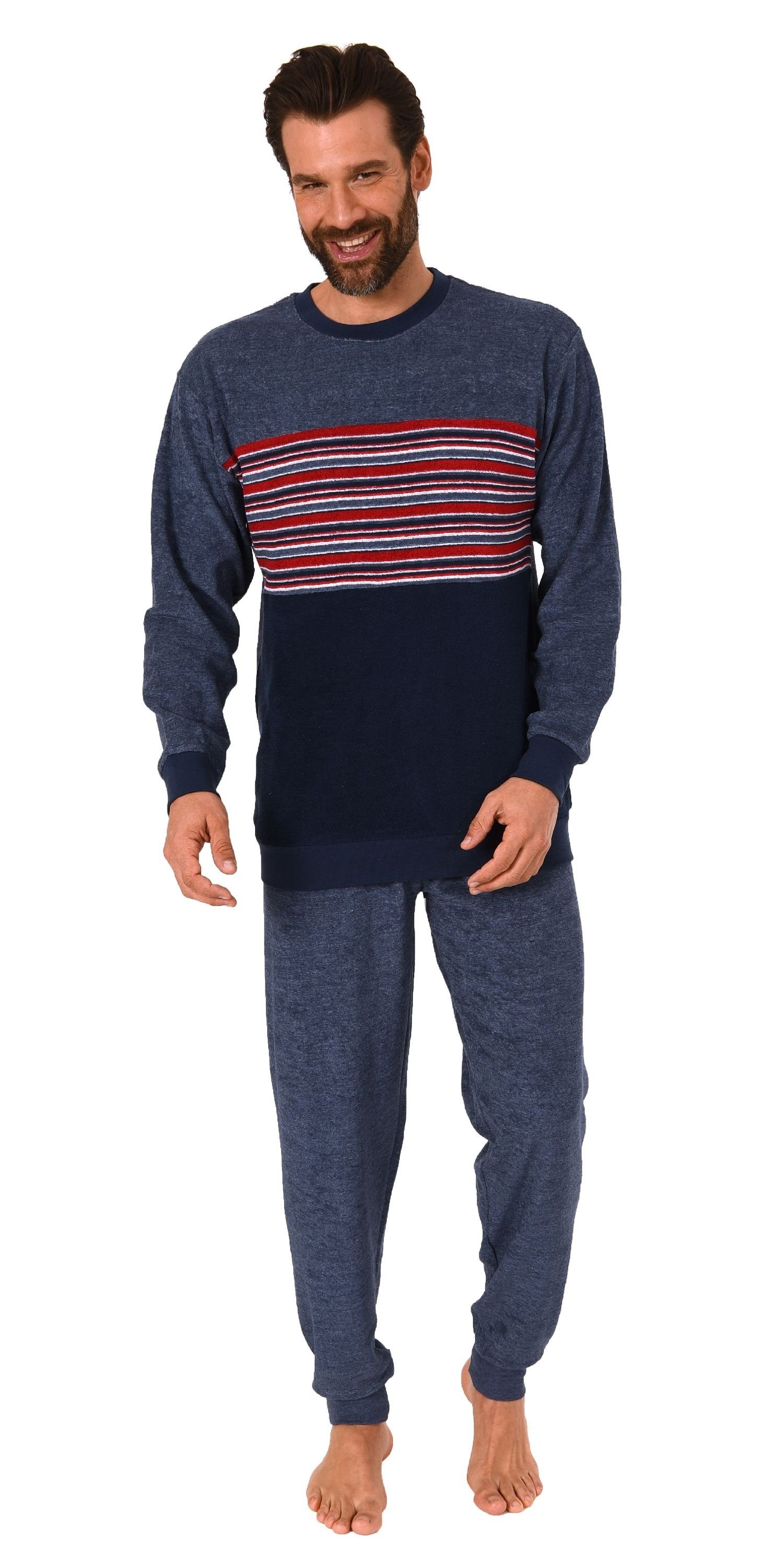 Normann Pyjama Herren Frottee Pyjama, Schlafanzug günstig online kaufen
