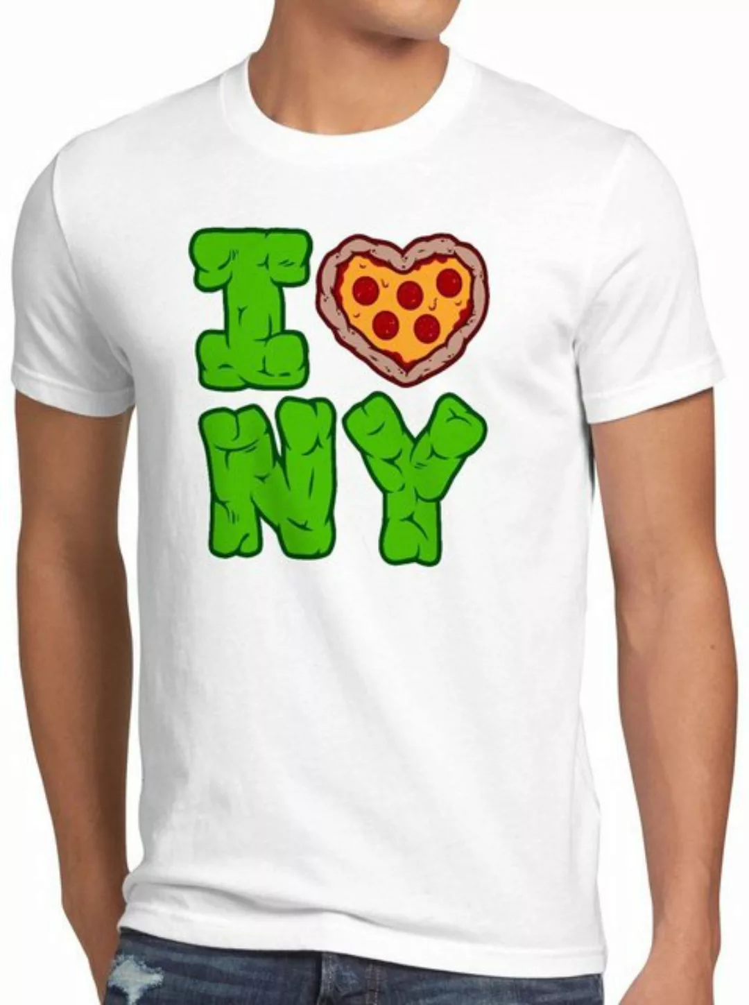 style3 Print-Shirt Herren T-Shirt Love NY Turtle Teenage New York Mutant günstig online kaufen
