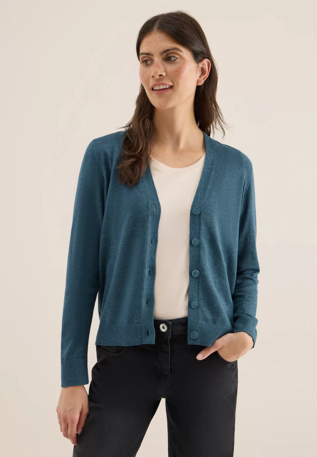 Cecil Cardigan, aus Baumwolle mit Stretchanteil günstig online kaufen