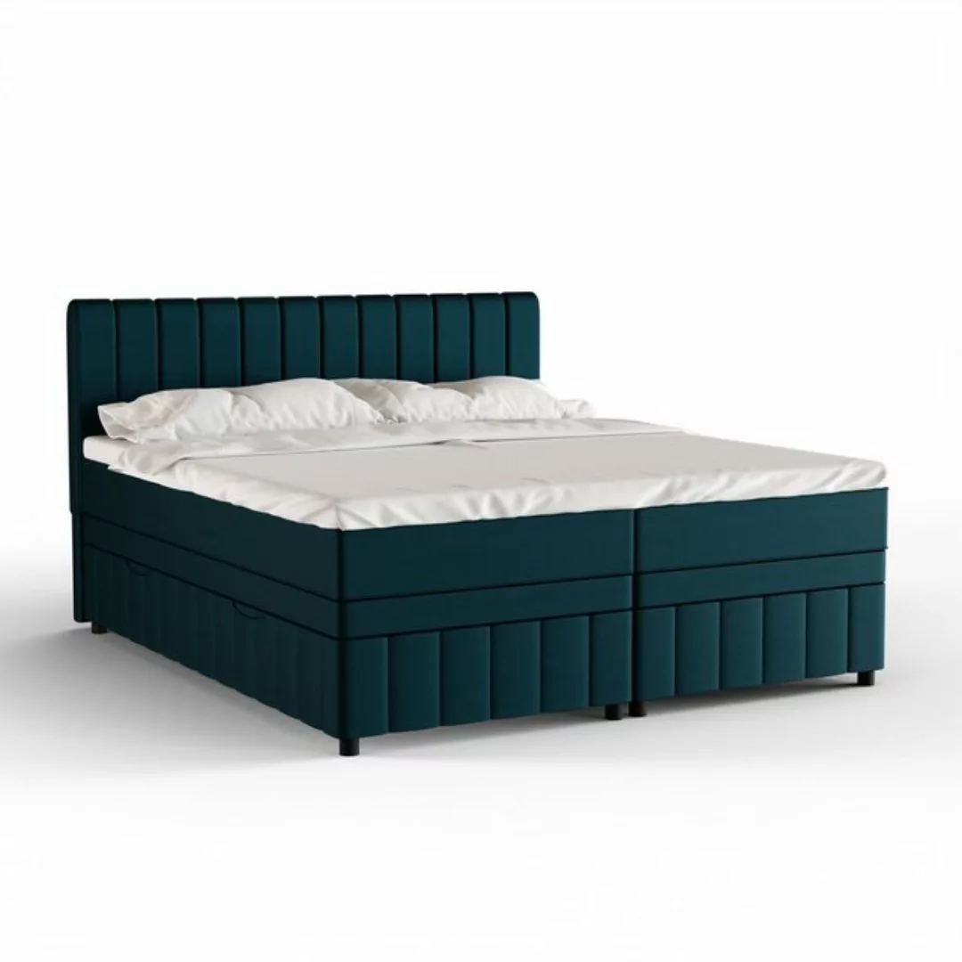 PANDA MÖBEL GmbH Boxspringbett Avalon (3-St), 140x200, 160x200, 180x200, Po günstig online kaufen