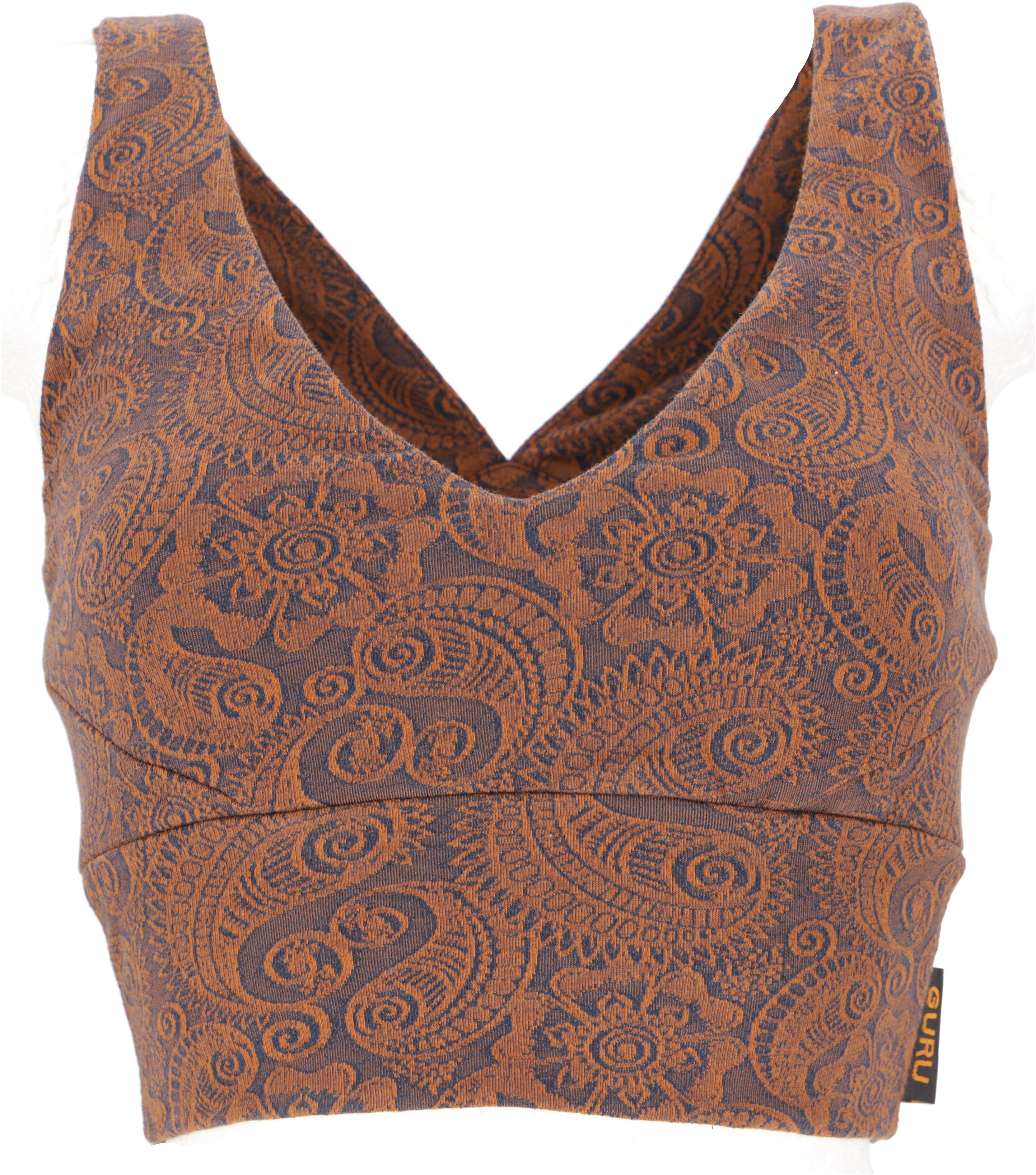 Guru-Shop T-Shirt Bauchfreies Top, Bra Top, günstig online kaufen