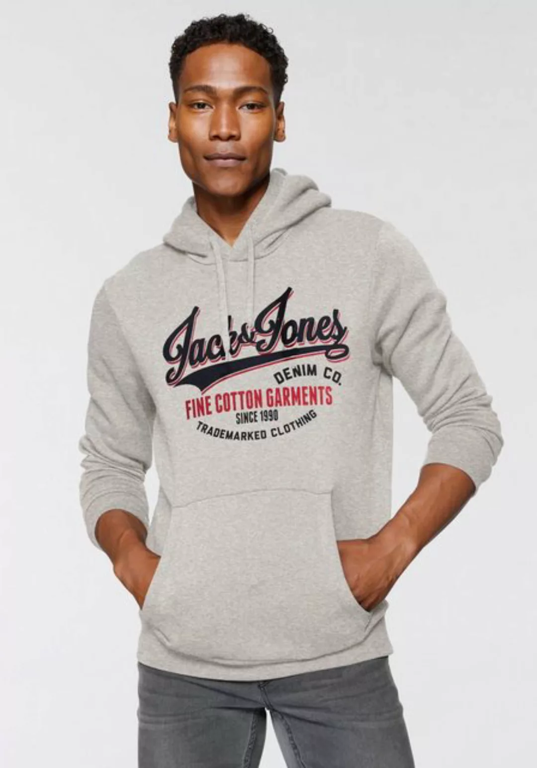 Jack & Jones Kapuzensweatshirt LOGO SWEAT HOOD 2 günstig online kaufen