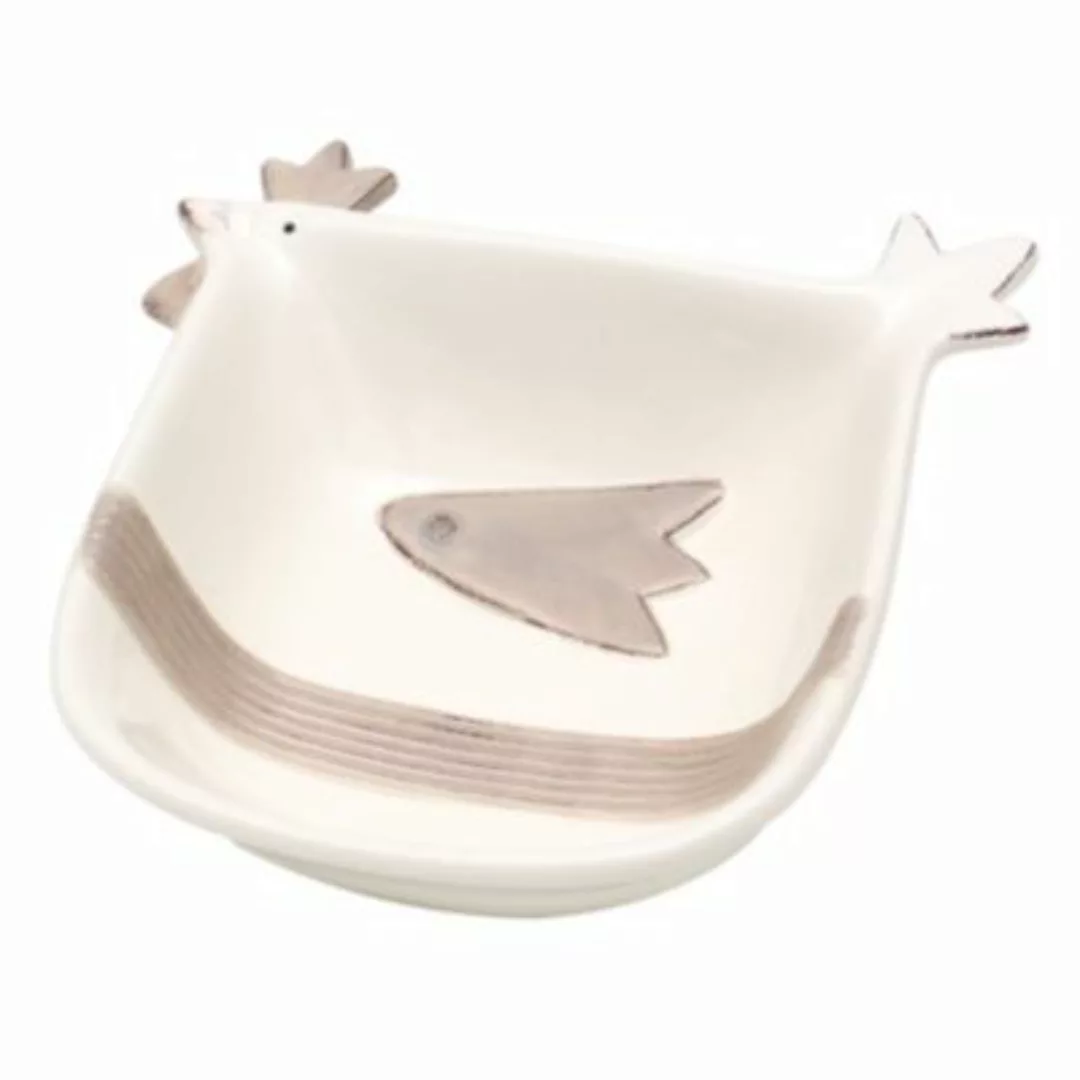 DEKOHELDEN24 Schale aus Keramik, als Huhn. Dekoschalen creme günstig online kaufen